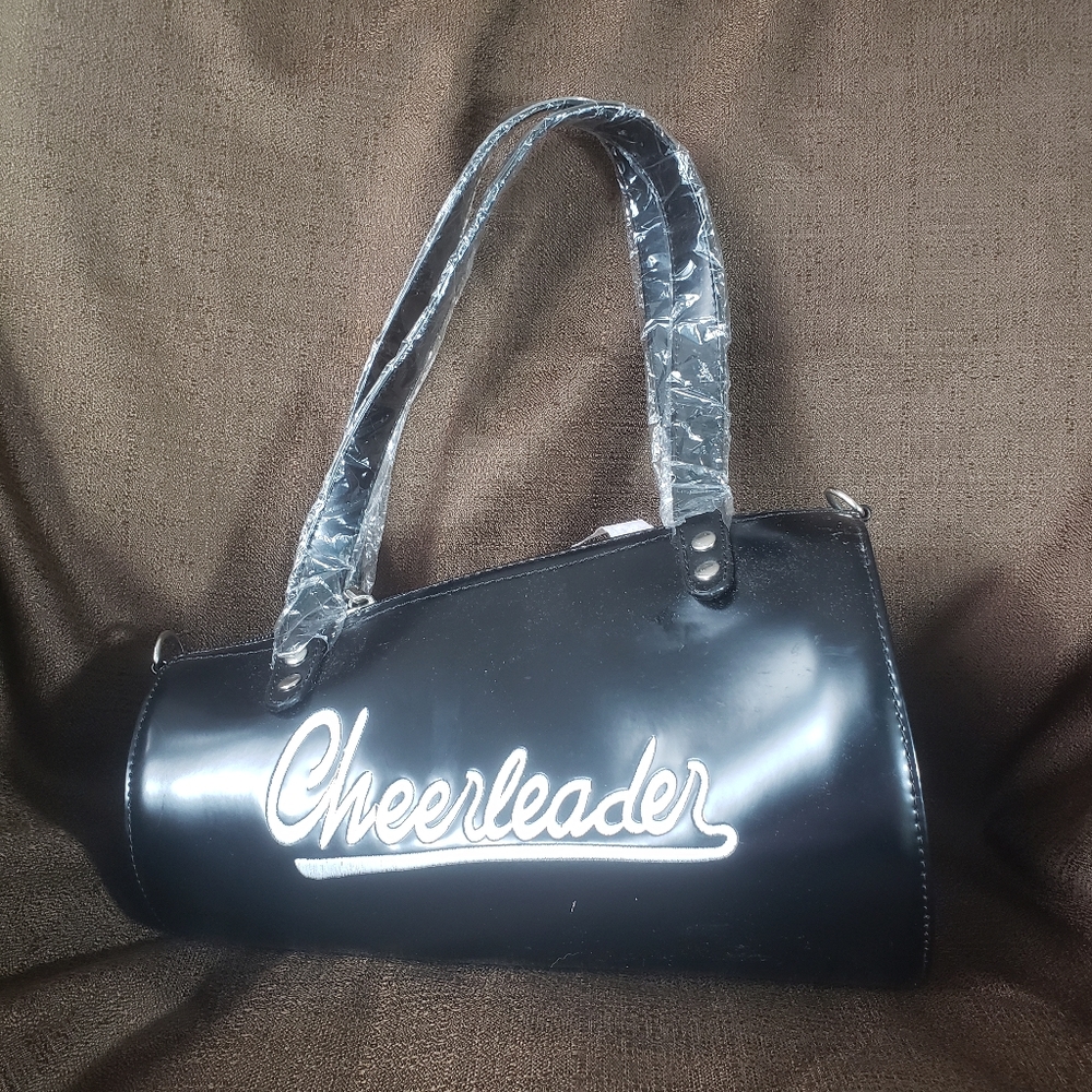 NWT Sandol living black and white cheerleader purse